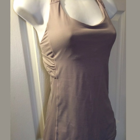 LULULEMON Cool Breeze Tank Top Shirt Built In Bra - Picture 4 of 8